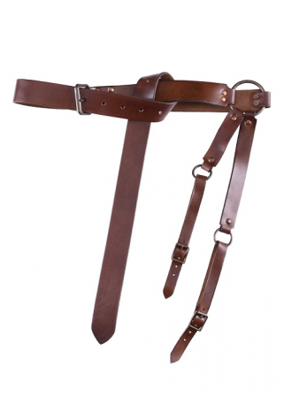 Îmbrăcăminte - Curea medievală cu suport pentru spadă