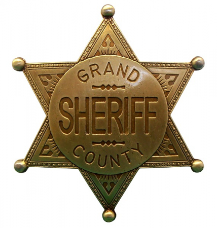 Accesorii - Insignă sheriff Grand County