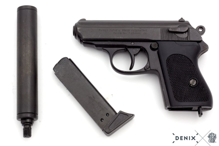 Pistol Walther PPK cu amortizor [1]