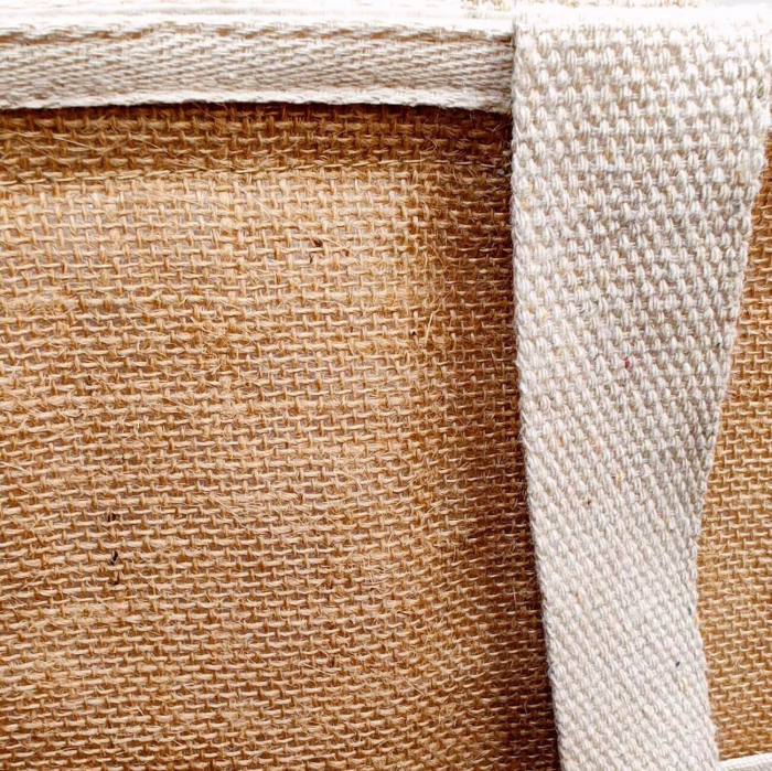 Geanta frigorifica din Iuta laminata si bumbac natur 43x34x20 cm - sacosarul ro [5]