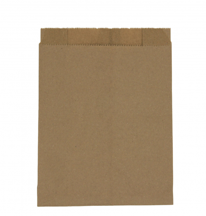 Pungi din Hartie Kraft Natur 15x6x20 cm pentru Covrigarie, Patiserie - pachet 1000 buc [4]