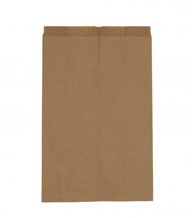 Pungi din Hartie Kraft Natur 17x7x27 cm pentru Covrigarie, Patiserie - pachet 1000 buc [3]