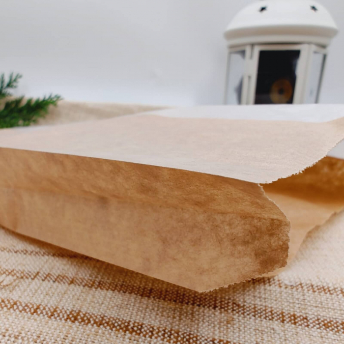 Pungi Hartie Kraft Natur cu Fereastra BIO 23x4x33 cm - pachet 1000 buc [2]
