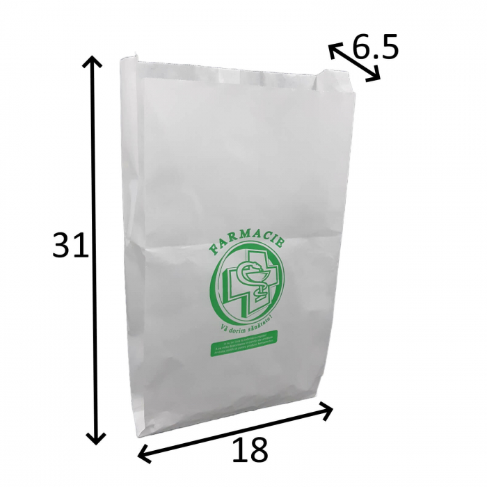 Pungi farmacie model cruce 18x6.5x31 cm - pachet 1000 buc [6]