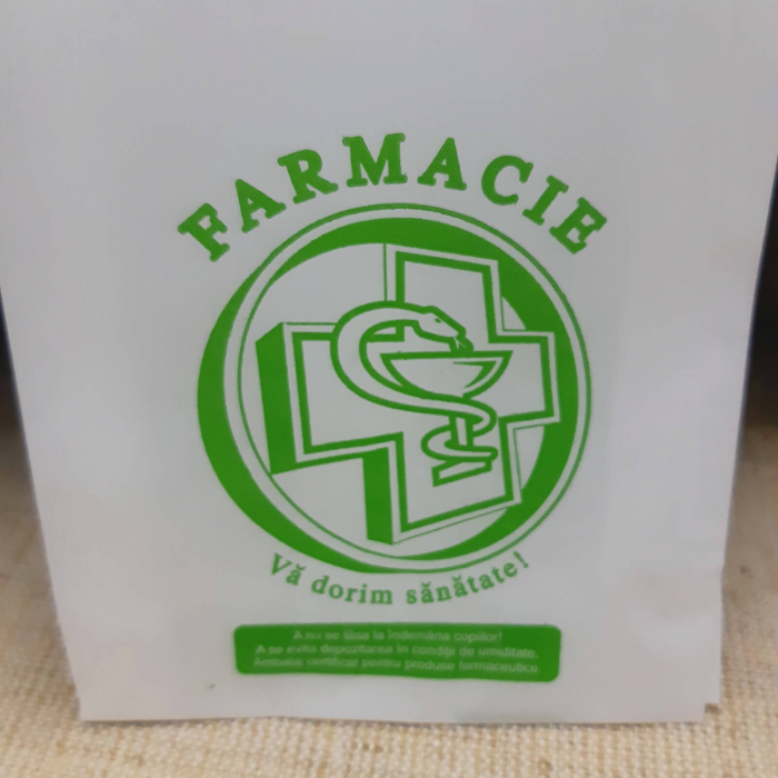 Pungi farmacie PLIC model cruce 7x12 cm pentru Farmacie - pachet 5000 buc [3]