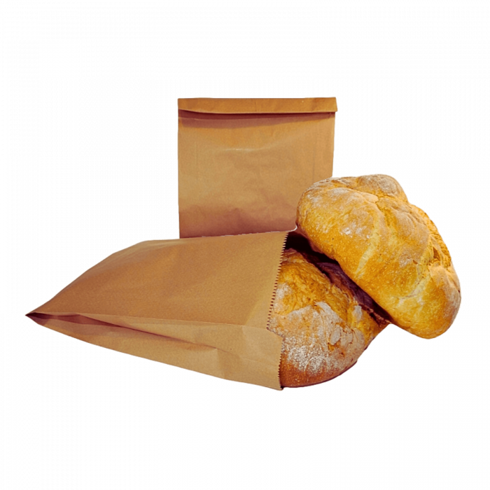 Pungi din Hartie Kraft Natur 21x7x35 cm pentru Cofetarie, Patiserie, vracuri - pachet 1000 buc [4]