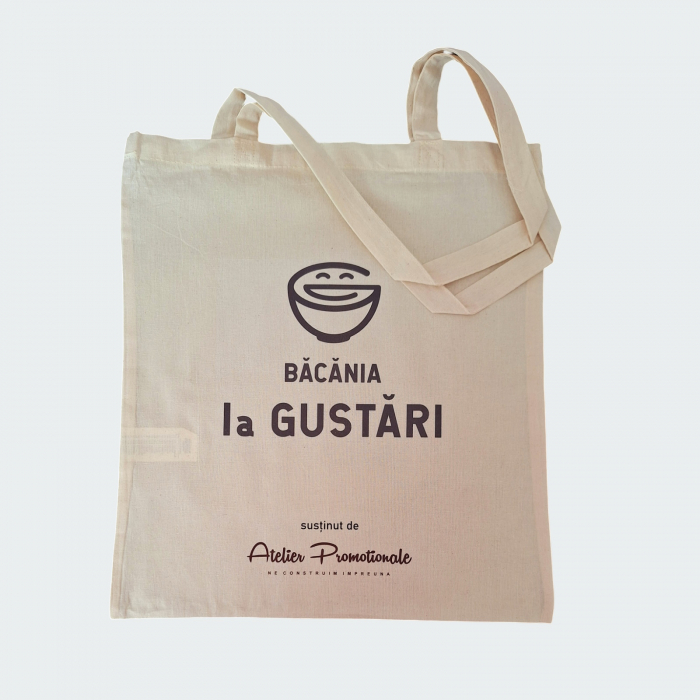 Sacose Bumbac Natur Personalizate. Dimensiuni 38x42 cm, toarte lungi, 140 g/mp [3]