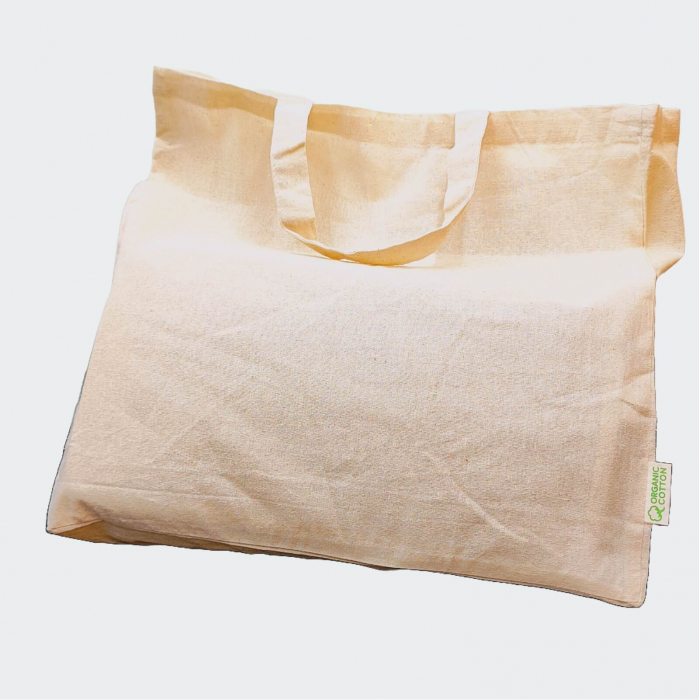 Sacose Bumbac Organic cu toarte scurte, 120 g/mp, 40x40+3x10 cm [3]