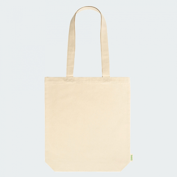 Sacose Bumbac Organic Premium cu burduf si toarte lungi, 280 g/mp, 38x42+9 cm [4]