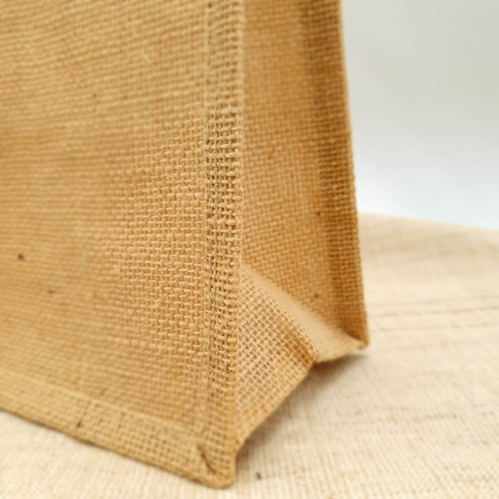 Sacose din Iuta Natur 26x22x14 cm cu toarta natur [3]
