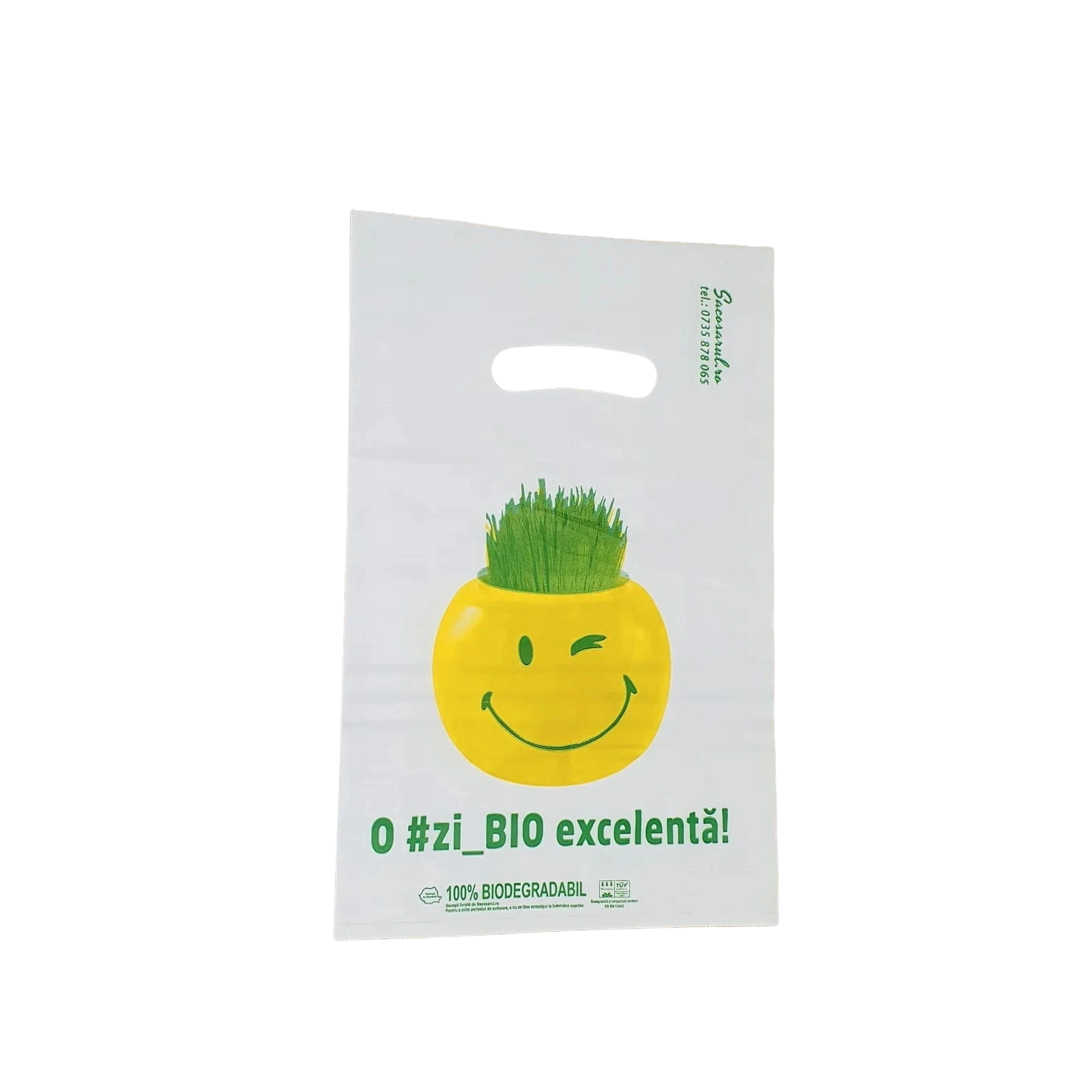 Pungi BIOdegradabile - Punga biodegradabila banana o zi_bio excelenta de 2 Kg cu 22x35 cm - 100 bucati