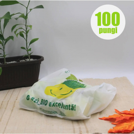Pungi Biodegradabile Tip Maieu - Set 100 Bucati | O Zi Bio Excelenta [2]