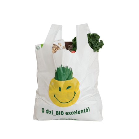 Consum Familial - Pungi Biodegradabile Tip Maieu - Set 100 Bucati | O Zi Bio Excelenta