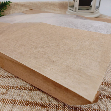 Pungi Hartie Kraft Natur cu Fereastra BIO 23x4x33 cm - pachet 1000 buc [2]