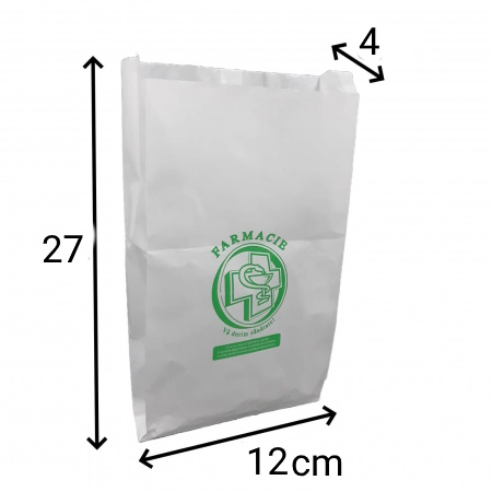 Pungi farmacie model cruce 12x4x27 cm - pachet 1000 buc [3]