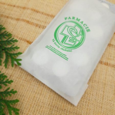 Pungi farmacie PLIC model cruce 7x12 cm pentru Farmacie - pachet 5000 buc [1]