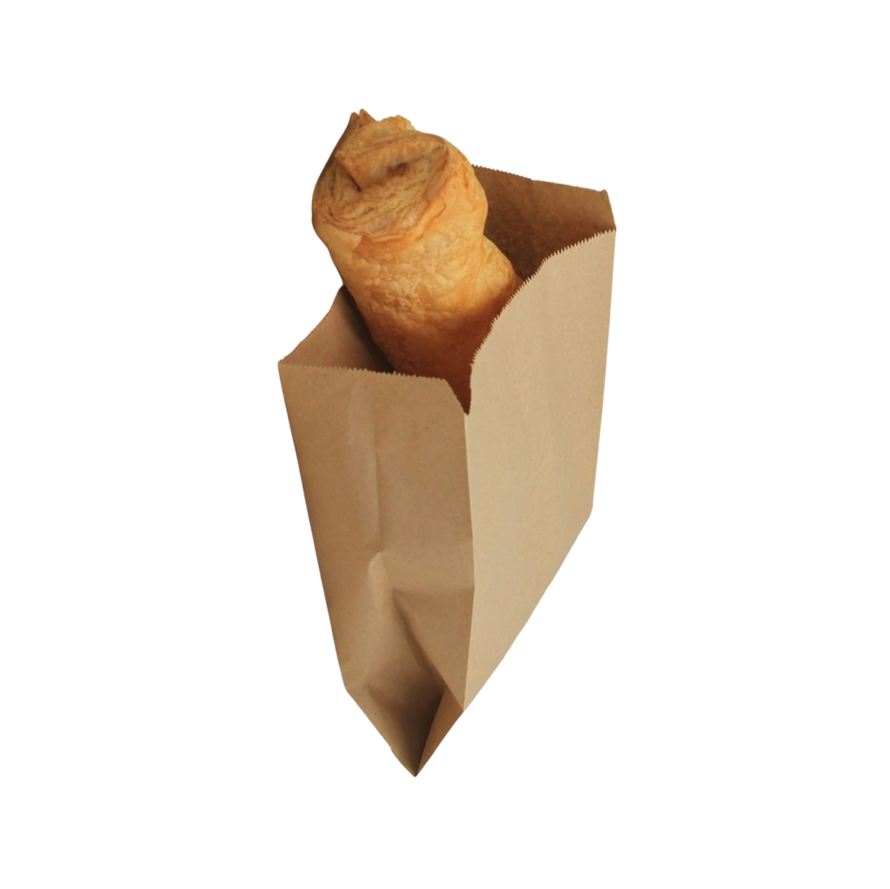 Cofetarii, Patiserii, Simigerii - Pungi din Hartie Kraft Natur 17x7x23 cm pentru Covrigarie, Patiserie - pachet 1000 buc