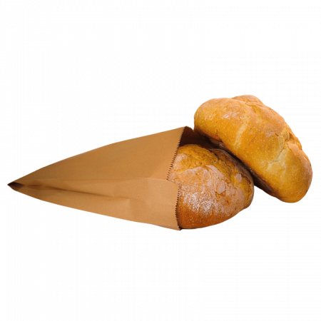 Cofetarii, Patiserii, Simigerii - Pungi din Hartie Kraft Natur 28x7x40 cm pentru Patiserie - Brutarie, magazin vracuri