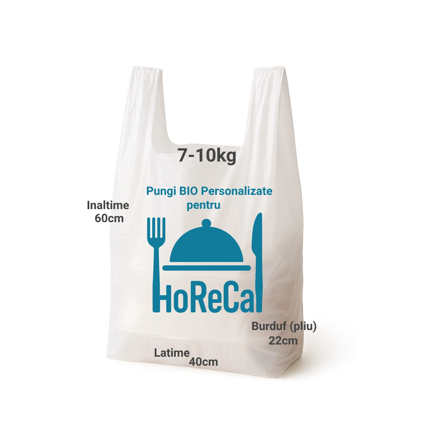 Pungi BIOdegradabile - Pungi Maieu BIOdegradabile Personalizate HoReCa