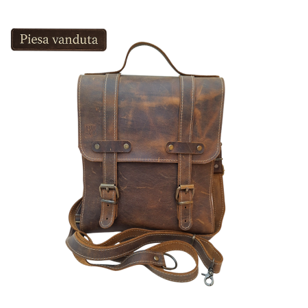 Heritage Series - Rucsac Heritage Series No.1 – maro vintage