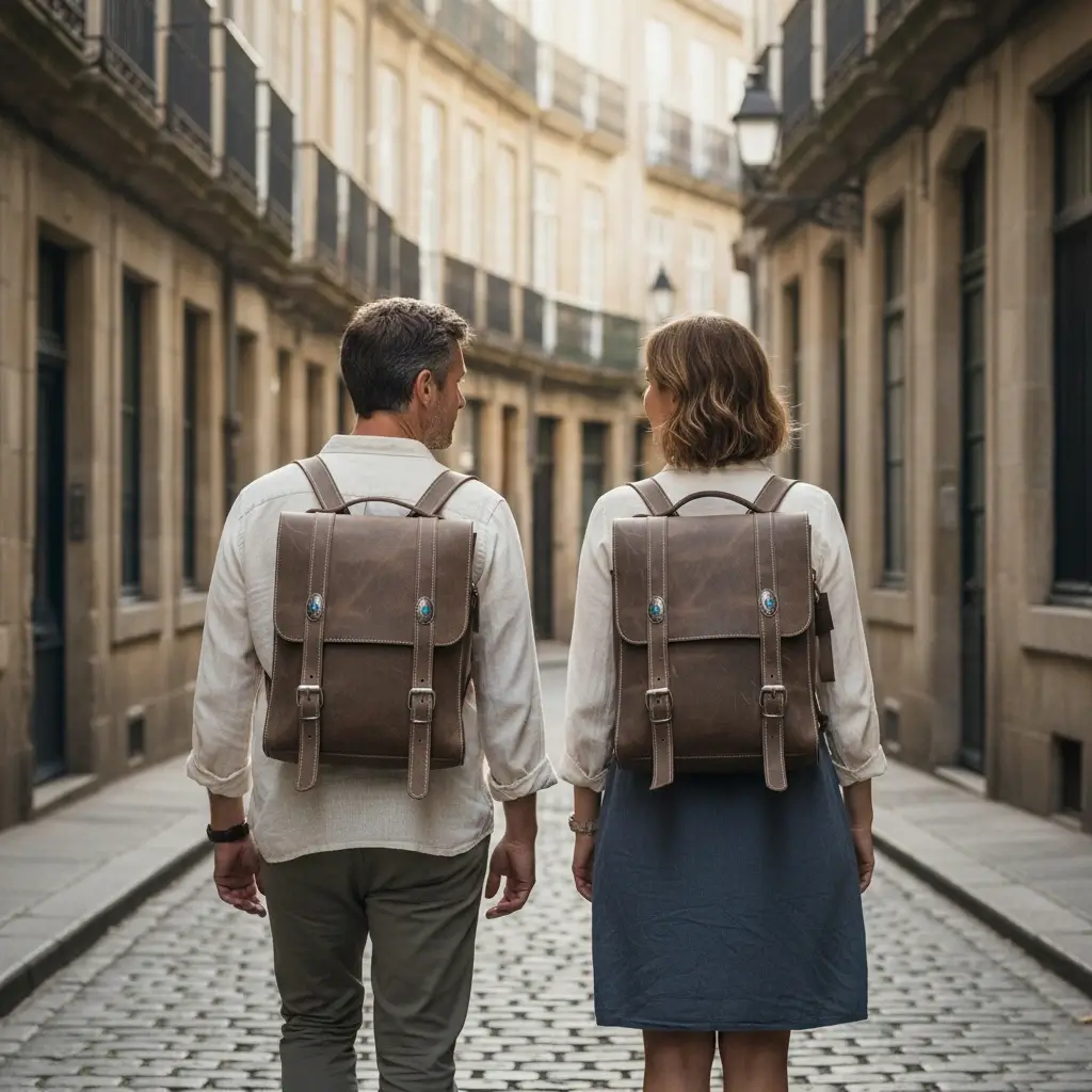 Rucsac Heritage Series - piese artizanale din piele naturala [6]