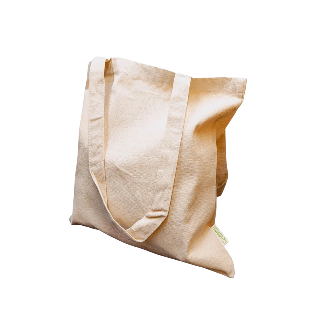 Sacose - Saculeti din Panza - Sacose Bumbac Organic Premium cu burduf si toarte lungi, 280 g/mp, 38x42+9 cm