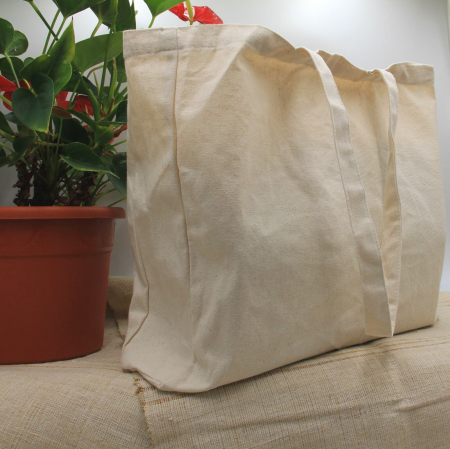 Sacosa din bumbac natur, Premium, 300 g neimprimata - set [1]