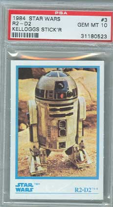card cu R2-D2 1984