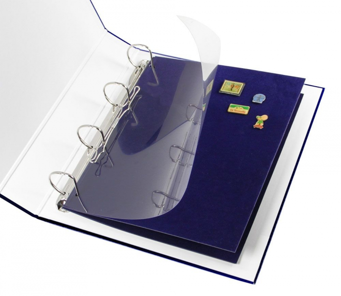2 panouri in catifea albastra pentru insigne de rever, pini, ordine-5511 [1]