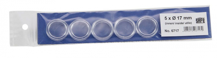 5 capsule pentru monede de 37,5 mm [1]