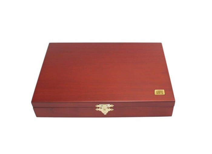Cutie din lemn pentru 105 monede diametru 26mm - Elegance-5894 [2]