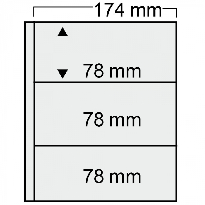Album bancnote Compact SAFE 7890B cu 10 folii pentru bancnote de pana la 174 x 105mm-7890B [2]