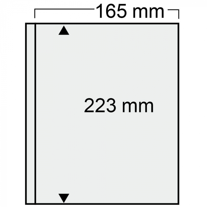 Album pentru carti postale, Compact Luxus, cu 20 folii transparente cu buzunare de 223 x 165 mm [4]