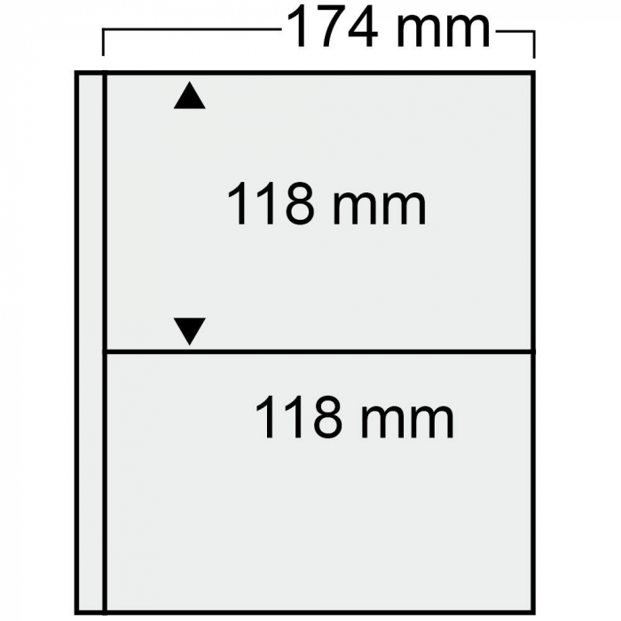 Album pentru carti postale de 174 x 118 mm, 20 folii transparente - Compact Luxus-7884 [3]