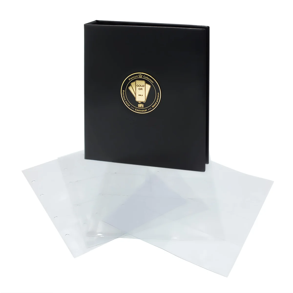 Album pentru lingouri de aur, Premium, cu 4 folii incluse-7408 [3]