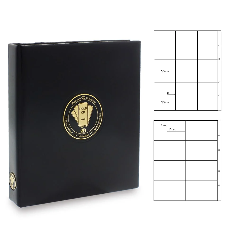 Album pentru lingouri de aur, Premium, cu 4 folii incluse-7408 [5]