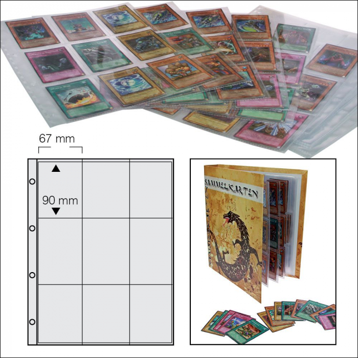 360 Trading Cards Album 20 pages with 9 pockets for Yu-Gi-Oh Pokemon-7925 [3]