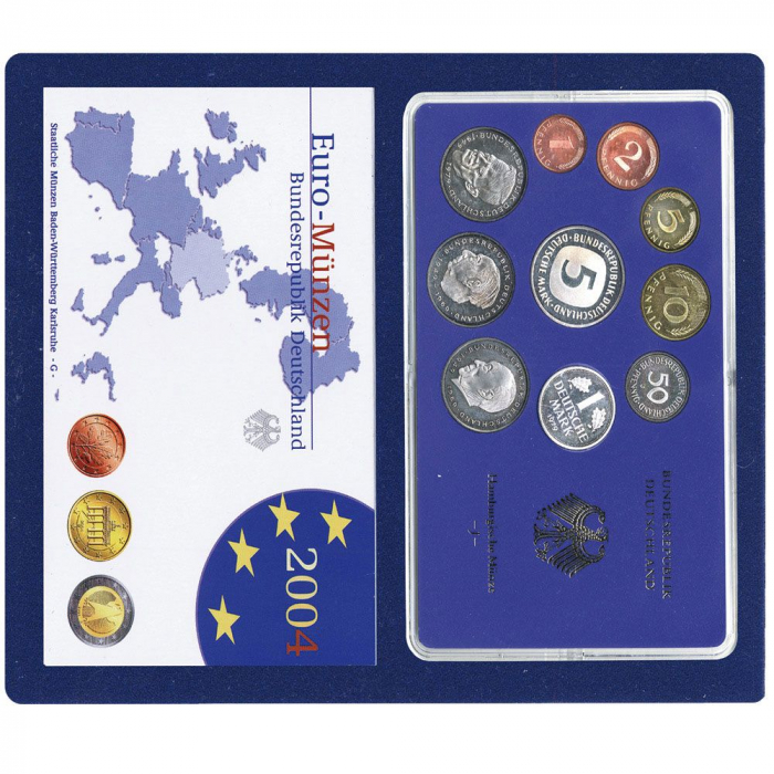 Cutie de monede Nova Exquisite din lemn cu tava de catifea albastra pentru 2 Seturi de Monede in Etui 102 x 163 mm-6872 [3]