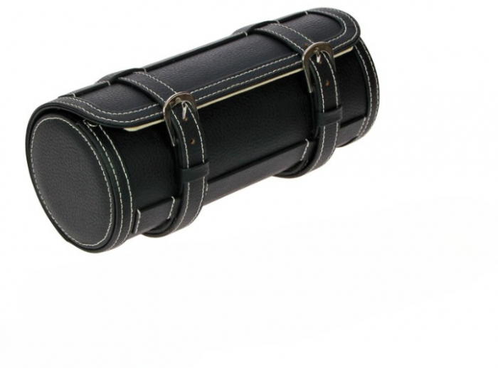 Etui calatorie pentru 3 ceasuri, interior velur bej, piele sintetica-256 [3]