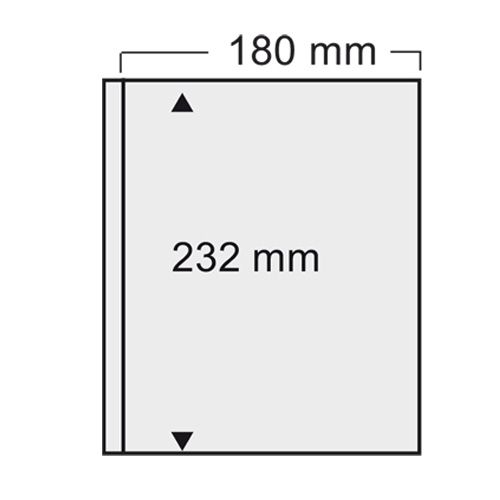 Folie transparenta cu un buzunar 180 x 232 mm "Compact" [2]