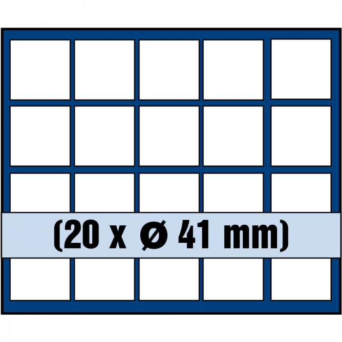 Nova coin tray for 20 coins up to 41 mm-6341sp [2]
