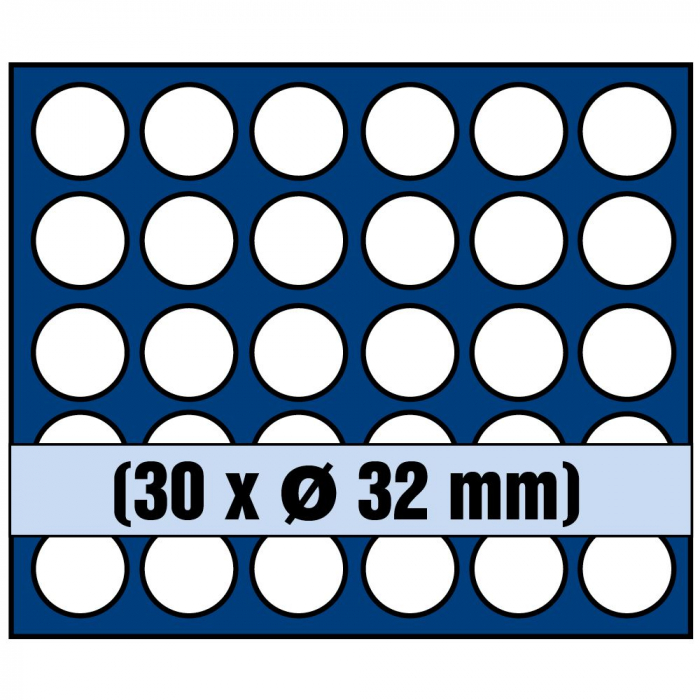 Nova coin tray for 30 coins up to 32 mm-6332sp [2]