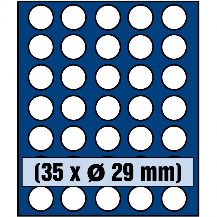 Tava monede, Nova, 35 monede de 29 mm-6329sp [2]