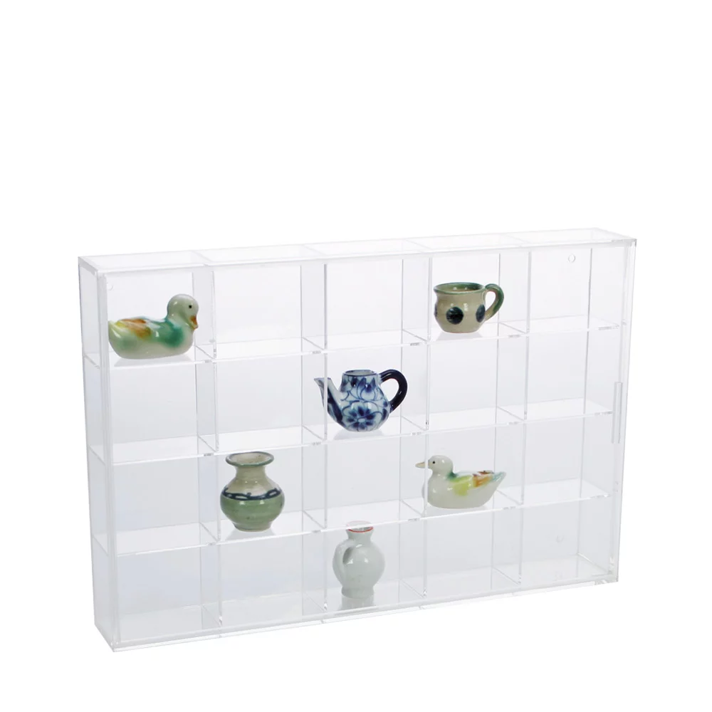 Vitrina acrilica cu 20 compartimente de 57 x 47 x 42 mm [2]