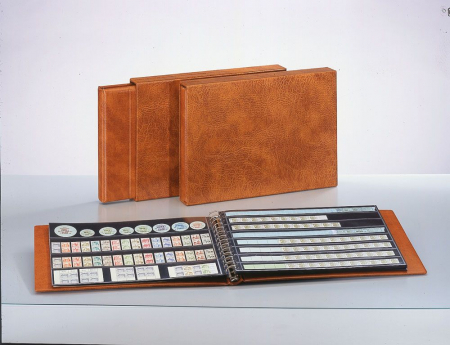 Sistem Favorit - Album A3 cu coperta captusita, piele naturala cu granulatie fina Yokama -1020