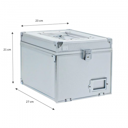 Aluminum case for cards/sets [2]