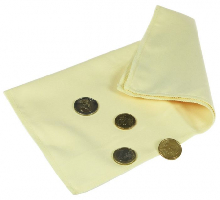 Solutii de Curatat Monede - Carpa pentru monede, material gros, calitativ - 30 x 30 cm-1878