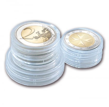 Pachet de 25 bucati - 25 capsule pentru monede de 26 mm-6726xl