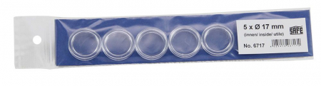 Pack of 5 Capsules - 5 capsule pentru monede de 39,5 mm-6739-5pa