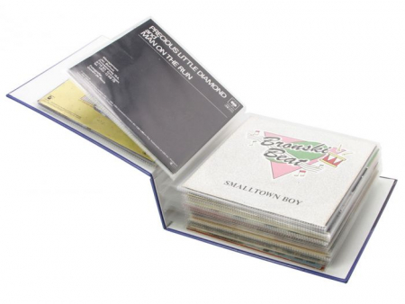 Album pentru discuri vinyl SP, coperta de carton laminat - 30 Discuri Vinil SP-443 [0]
